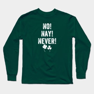 Wild Rover Irish Song Lyric Long Sleeve T-Shirt